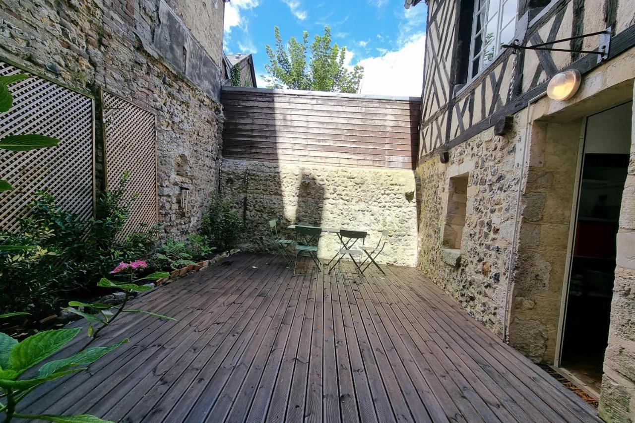 La Terrasse Notre Dame - Character House - 4P - Center Honfleur Villa Luaran gambar
